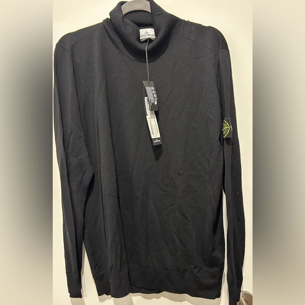 Mens Stone Island long sleeve turtleneck sweater